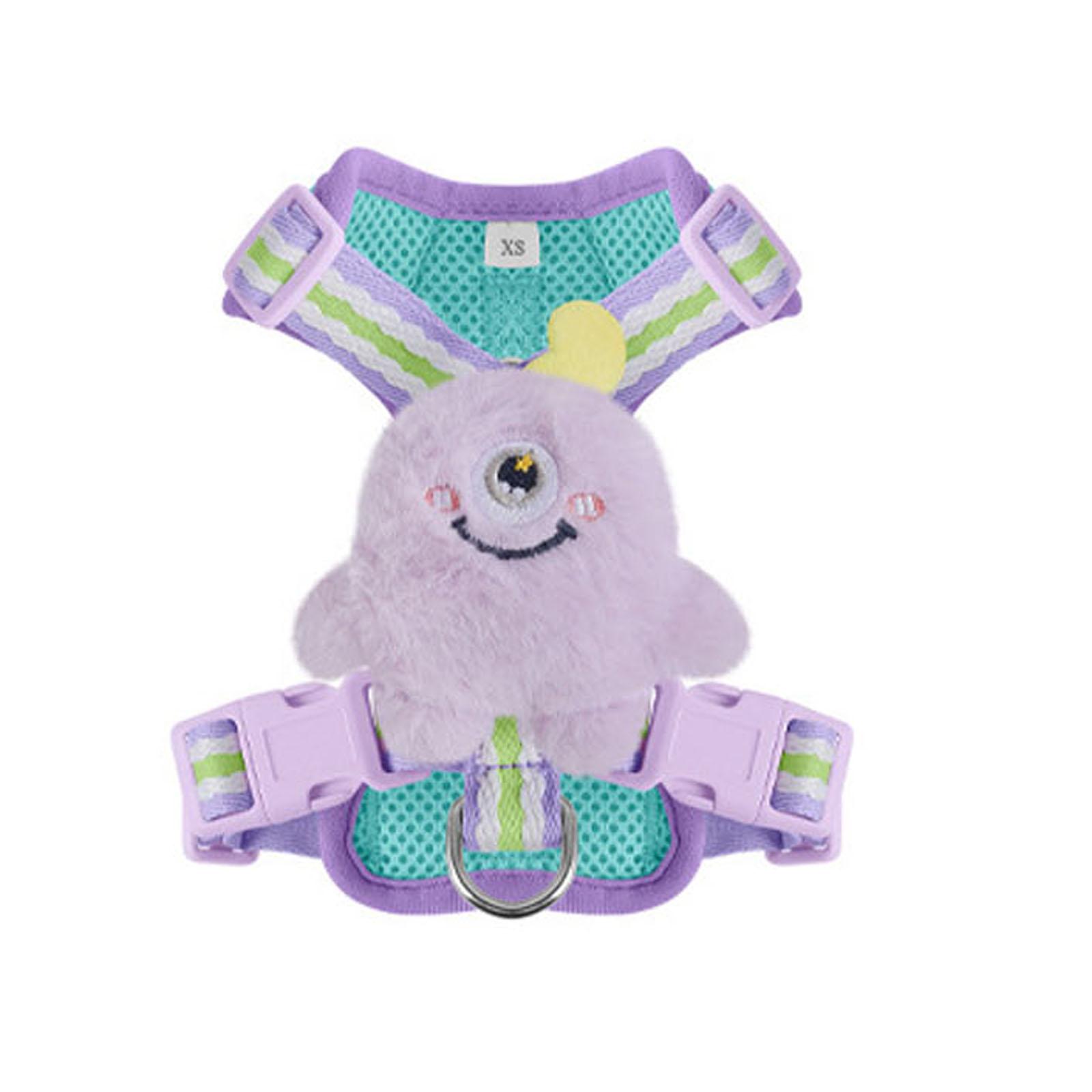 

Cute Dog Vest, Summer I-Shaped Walking , Chest & Back Support, with Dog Dopamine Toy for XS