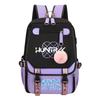 Witch Hunting Squad Korean Print High School Student Campus Backpack Outdoor Purple Backpack