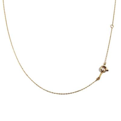 Und Mein Schmuck K10 Halskette Zarte Figaro Kette 40cm Normale Größe 01105 [Ihre Box] (10k Gold) - / [Geschenkverpackt]