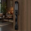 Mechanical Keyless Entry Door Lock, 2.0 Code Upgrade, 4-7 Digits Code, Double-Sided Push Button Combination Keypad Door Lock with Pull Handle, Auto