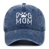 Retro Letter Embroidery  Dog Dad Baseball Caps Washed Cotton  Adjustable Casual Hat Hip Hop Streetwear y2k Cap