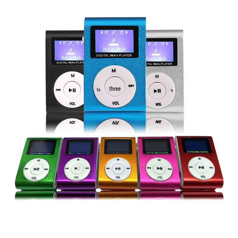 Mini Clip MP3 Music Player with Screen - Student Walkman Gift