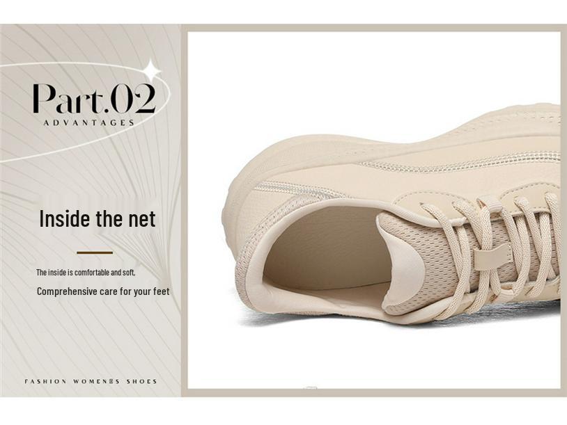 Tênis Esportivo Jogging Feminino Golden Rabbit Tendência - Moda 2025, Antiderrapante, Sola Macia