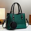 Women‘s Lightweight Tote Bags with Top Handle Crossbody Purses Handbag and Purse Faux Patent Leather Top-handle Work Shoulder Satchel  for Women