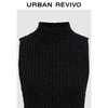 UR Women's Shimmer Sleeveless Turtleneck Knit Top