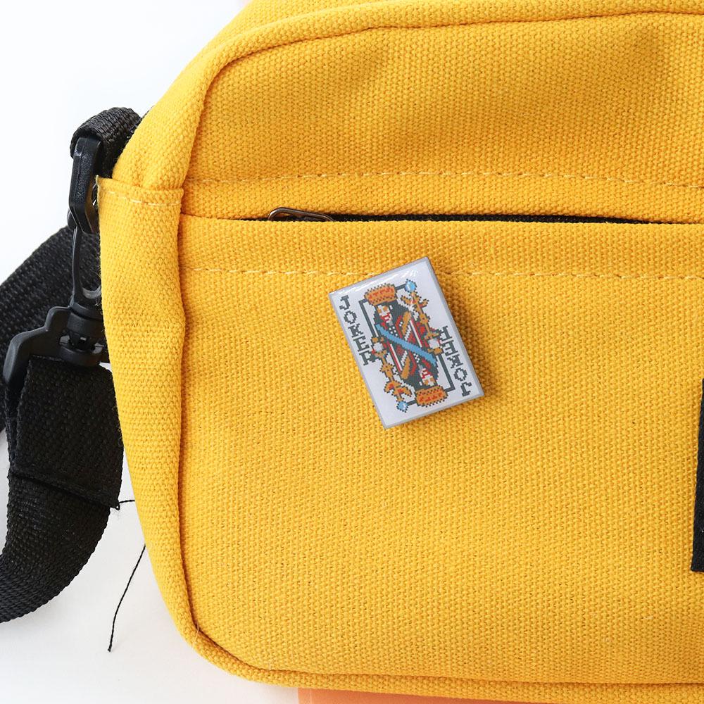 Joker Card Brooch: Creative Gift for Card Game Enthusiasts and Collectors