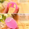Children's silicone shampoo brush baby clean bath rub baby massage brush random