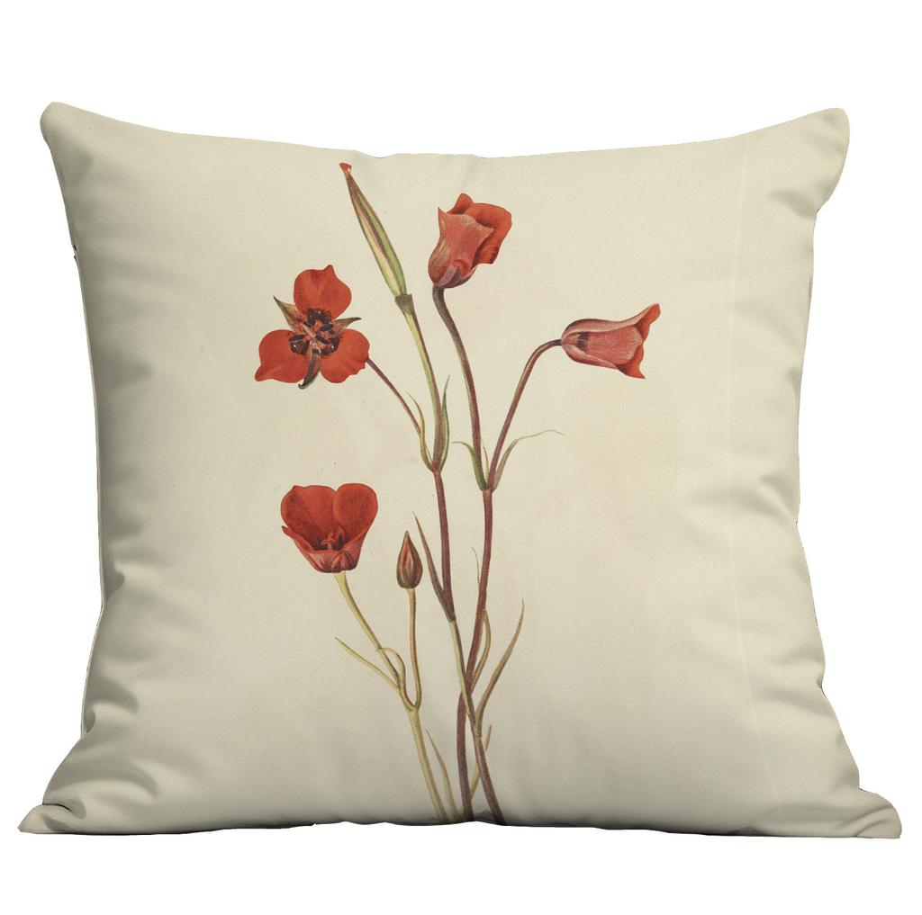 Plant And Flower Pillow Cover Spring Pillow Cover Home Living Room Sofa Cushion Pillow Cover Premium Durable Quality
