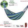 OLOEY Outdoor Anti-Tip Canvas Hammock