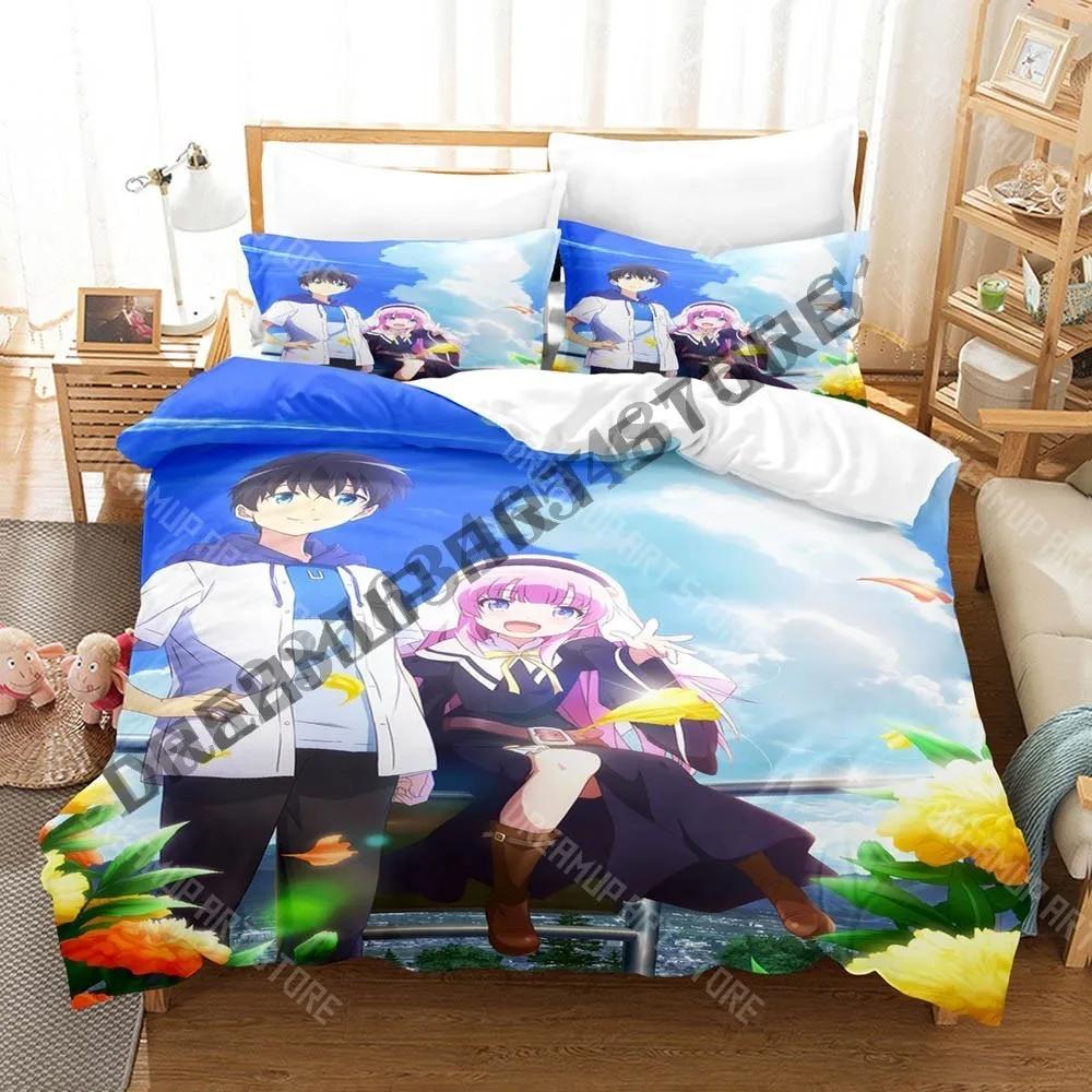 3D Print Seizei Ganbare! Mahou Shoujo Kurumi Bedding Set Single Twin Full Queen King Size Bed Set Adult Kid Bedroom Duvetco