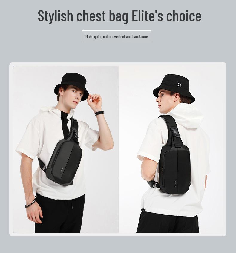 Bange Men's Korean Style Casual Outdoor Crossbody Chest and Shoulder Bag