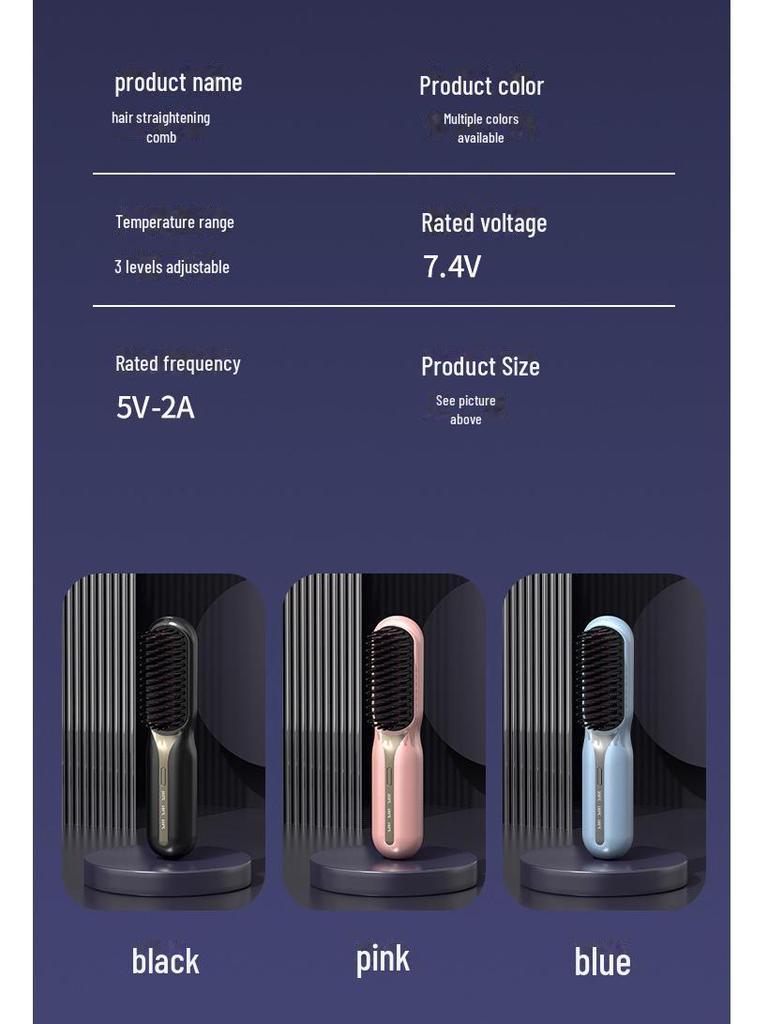 Dual-Purpose Ionic Hair Straightener & Curler - Gentle on Hair