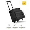 43L Rolling Cooler Dual  Waterproof Portable Insulated Wheeled Cooling Bag with Handle for Picnic Camping Rolling Cooler