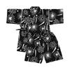 Jinbei for and Perfect for Fireworks Summer and Evening Made In Japan with Cotton Fabric and Japanese XYZ Fireworks [Kodomo Jikan] Boys, Babies, Kids,