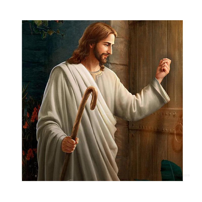 Gott Leinwand Malerei Christentum Jesus Poster und Drucke Moderne Wand Kunst Bilder für Schlafzimmer Wohnzimmer Hause Dekoration Geschenke