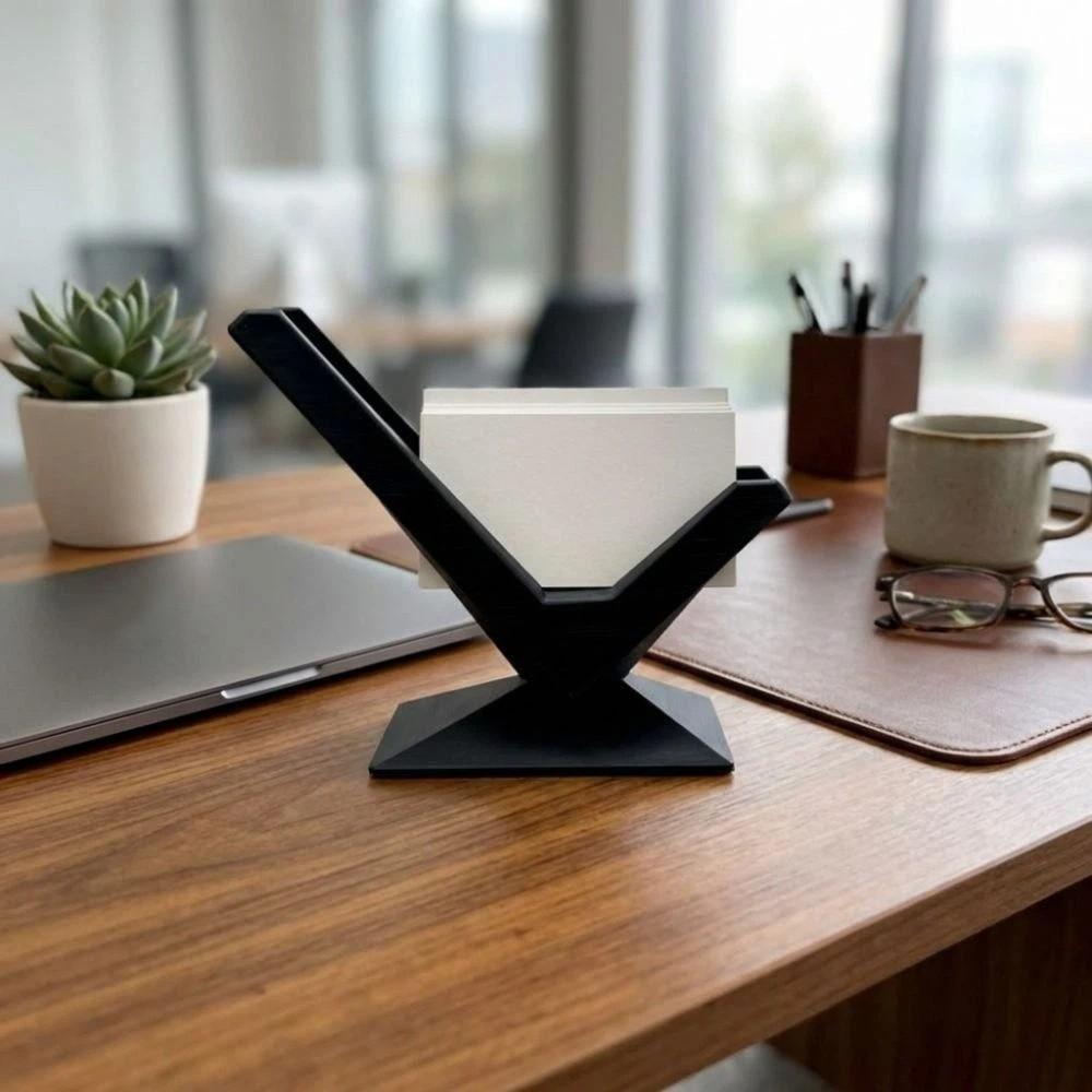 Plastic Card Display Holder Card Case Name Card Organizer Simple Desktop Storage Rack  School