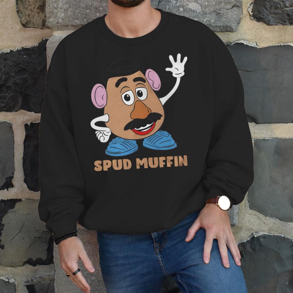 Cartoon Spud Muffin Sweet Potato Print Sweatshirt New Men Women Happy Valentine Gifts Long Sleeve Fashion Couple Pullover