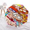 Rugrats Automatic Opening/Closing Umbrella with 3 Fold Design and Iron Frame Perfect for Fans, Travelers, and Daily Use. Ideal Gift for Fest