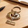 Sisterhood Horse Keychain Metal Horse Theme Key Ring Backpack Schoolbag Hanging Decoration Bag Charm Purse Pendant Women Friends Besties Gifts