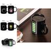 Color Changing Ceramic Mug With Light Bulb Tetris Battery Pattern For Gift Giving And Promotions