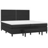 VidaXL Slat Bed Base with Mattress, Upholstered Bed with Headboard, Double Bed, Adult Bedroom Bed, Modern, 3137623