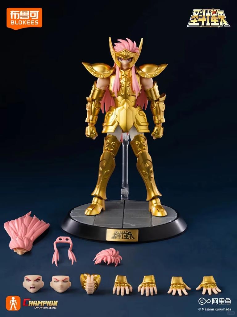 Blokees Saint Seiya Anime Figur Death Mask Shura Shiryu Action Figur Champion Klasse Sammlungsstatue Modell Ornament Spielzeug Geschenke