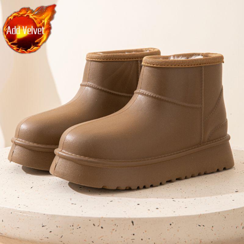Fashion Winter Waterproof Women's Snow Boots Plush Platform Ladies Shoes Comfortable and Elegant Boot Warm Fashion 2025 Work Hot Booties