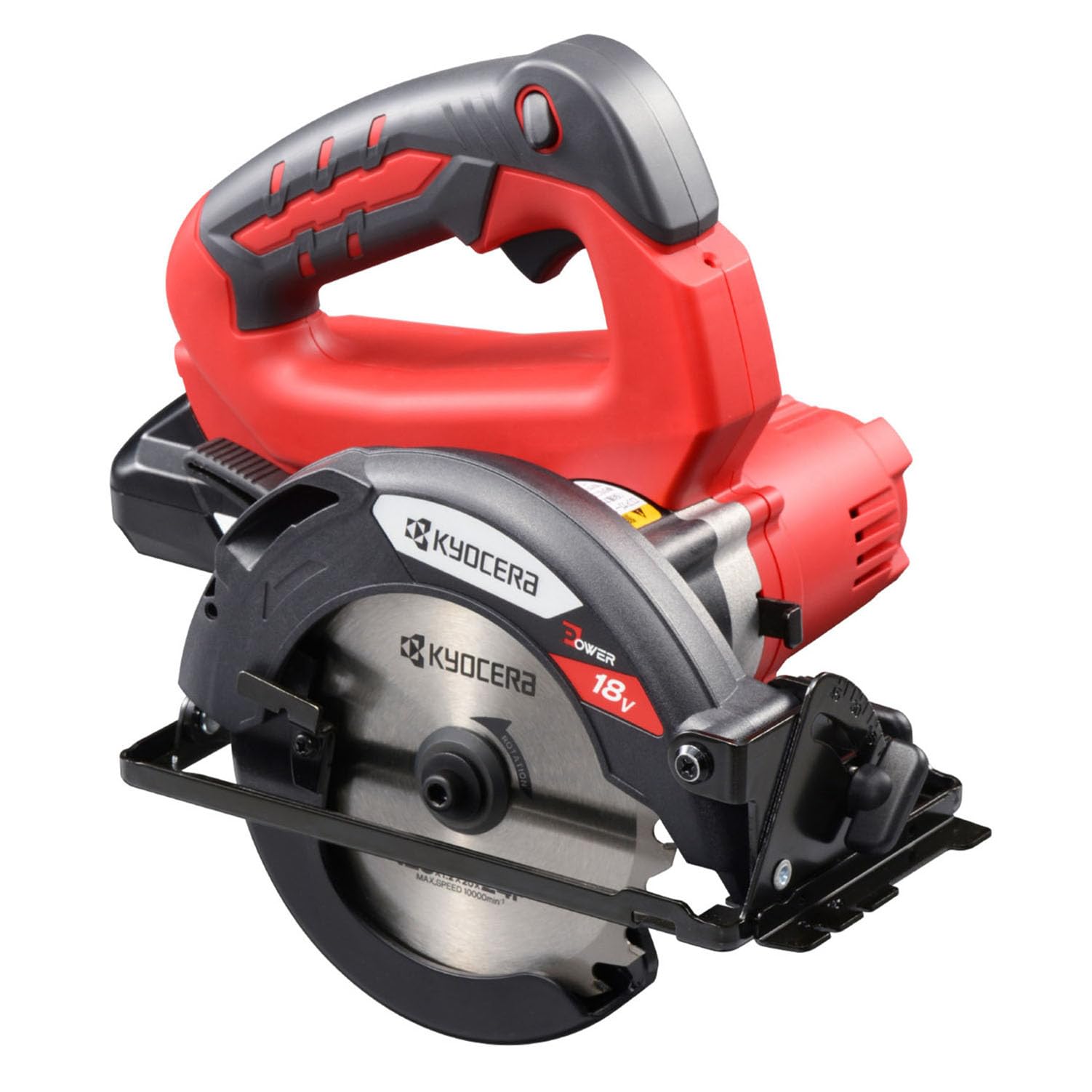 

Kyocera Cordless Circular Saw 600101A Cutting 2x4 Lumber and 45mm Square Powerful and Speedy Compact and and 125mm Blade Outer Deep Cutting Type with