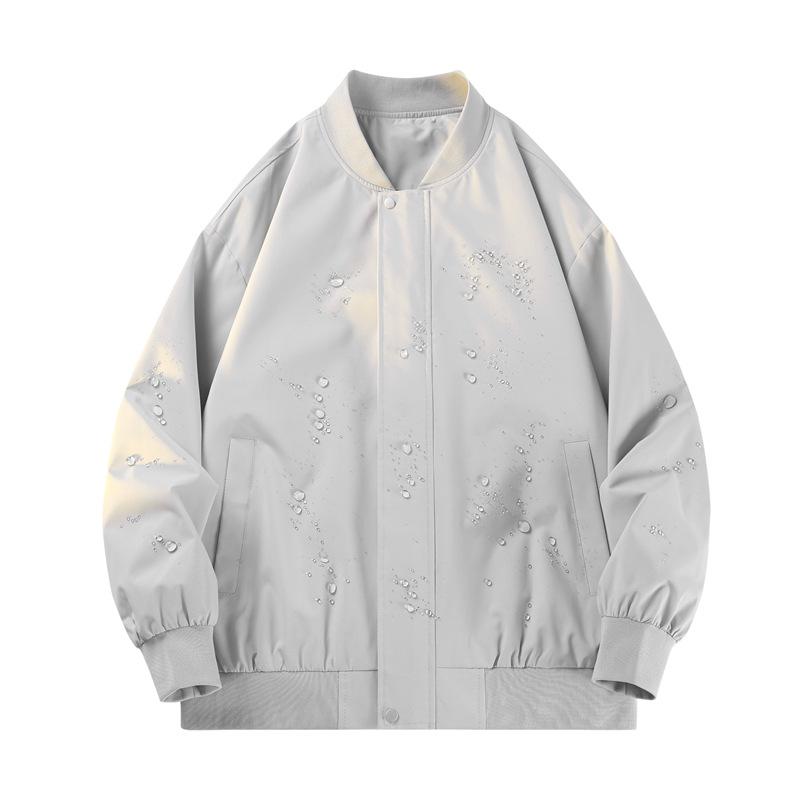 

Versatile Coat Minimalist Waterproof Jacket Men s 2026 Jacket Aviator Casual Men s Baseball Clothing Fall Men s Breathable Work Casual Jacket M