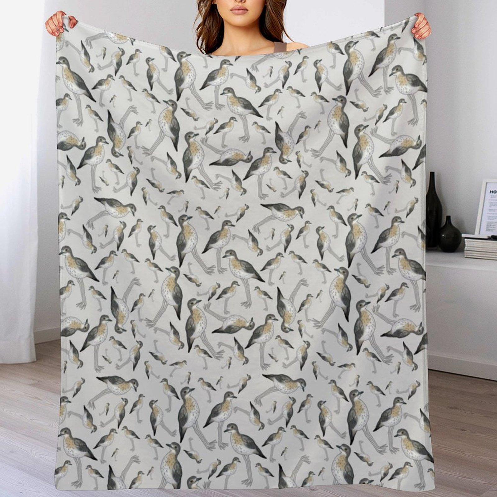 

Curlew repeat Throw Blanket No Pilling Soft Warm Blanket for Bed 102x76cm(40x30in)