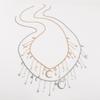 Tooxika Star Moon Pendant Necklace Sexy Bikini Tassel Chain Waist Chain Female
