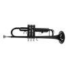 Trumpet Set B Flat Brass Replacement Musical Instrument Accessories with Storage BagBlack