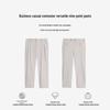 K-Boxing Men's Business Casual Draped Cropped Pants