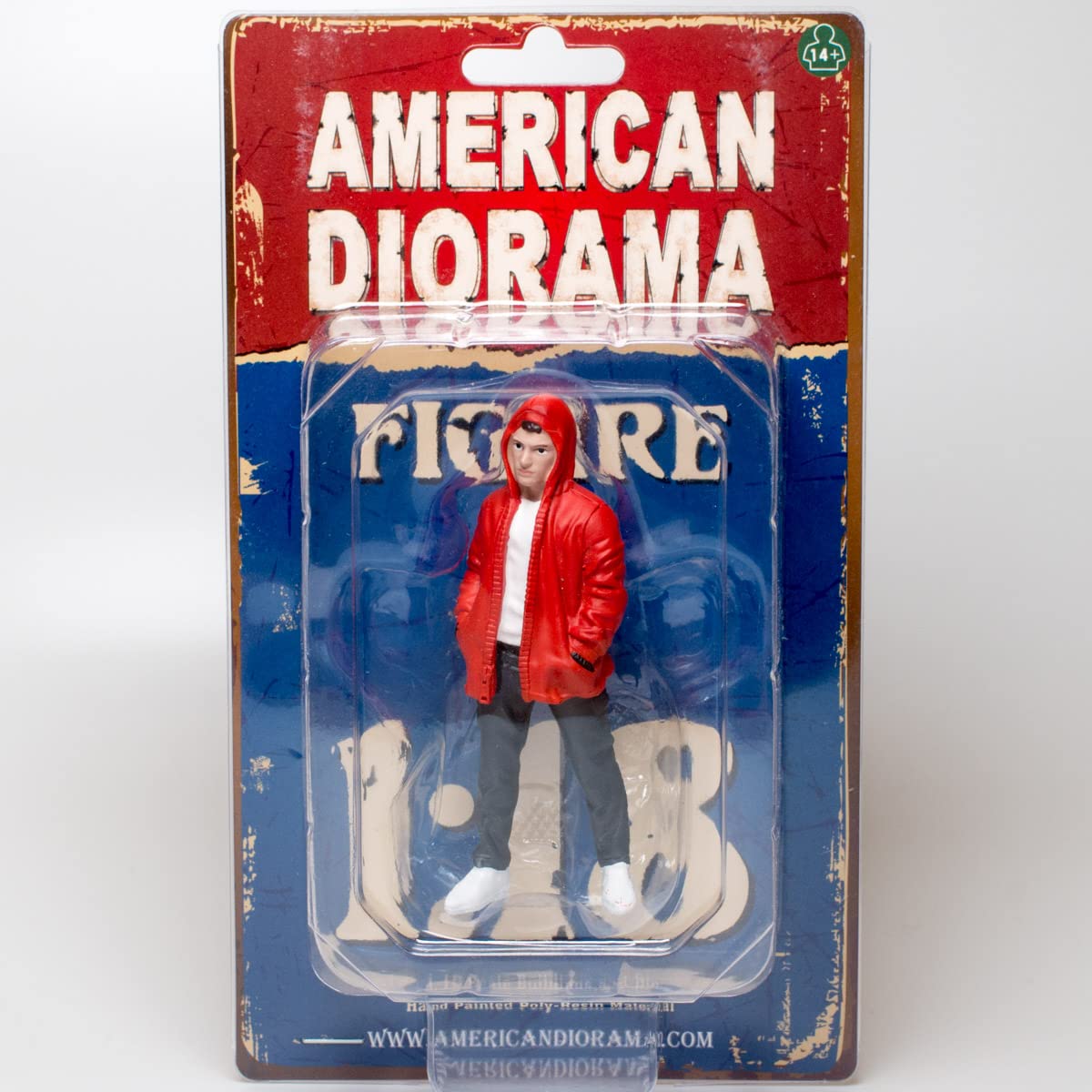 

American Diorama 1/18 Scale Figure Car Meet 2 Hoodie Male [Parallel Import]