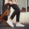Classic Men Platform Leather Shoes Loafers Designer Trend Brand Man Flat Casual Shoes Fashion Zip Sneakers Shoes Men Mocciasins