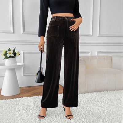 The New Autumn and Winter Women's Long Pants Are Comfortable Casual and Fashionable Straight-leg Commuting Pants