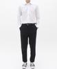 The Shirt Studio White Slim Fit Rayon Blend Solid Shirt