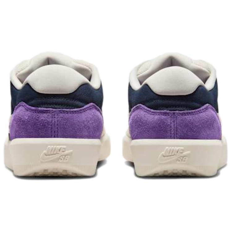 Nike SB Force 58 Comfortable Versatile Durable Breathable Low-Top Skate Shoes Men Sneakers Purple Beige DV5477-403