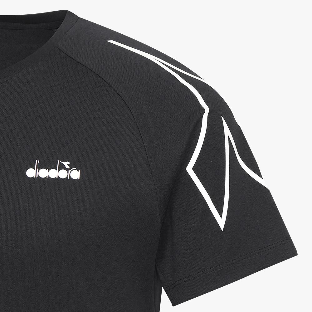 diadora Freeze Running Short Sleeve T-Shirt Black