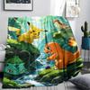 Cute Pokemon Blanket, Soft Throw for Bedroom Decor, Perfect Gift for Cartoon Lovers.chl