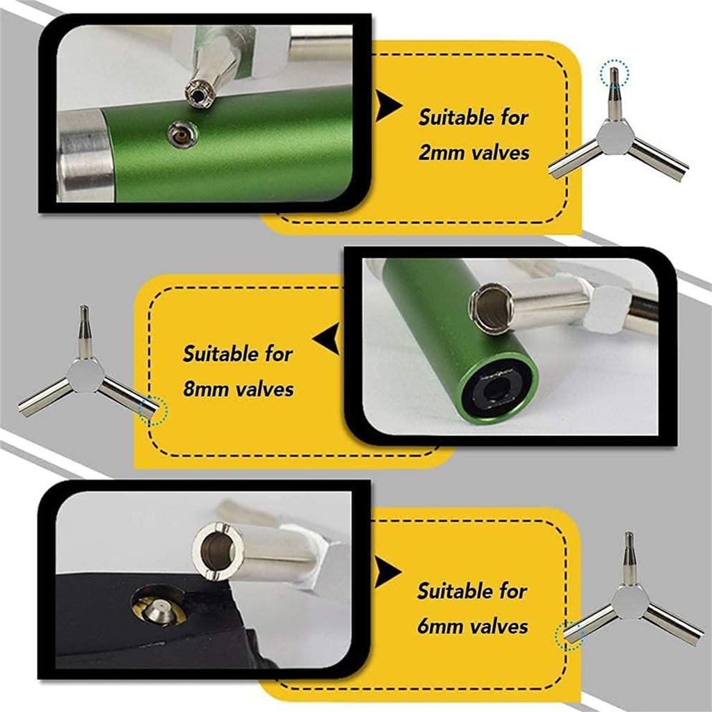 Multifunktionales Ventilschlüsselwerkzeug für effizientes Ausbauen und Einbauen verschiedener Ventile mit ergonomischen Griffdesigns