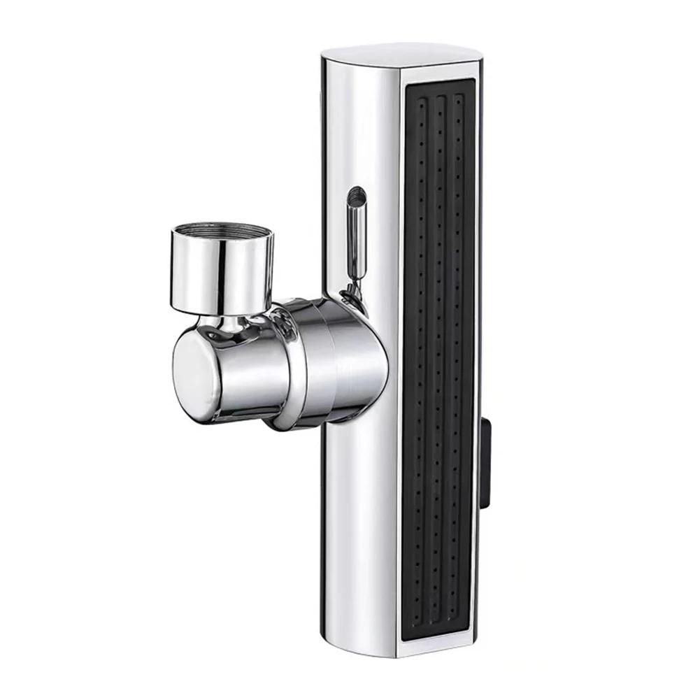 Kitchen Faucet Sprayer Rotating Bubbler Filter Nozzle Anti Splash Extender Head Hree Mode Water-saving Spray Head Nozzle