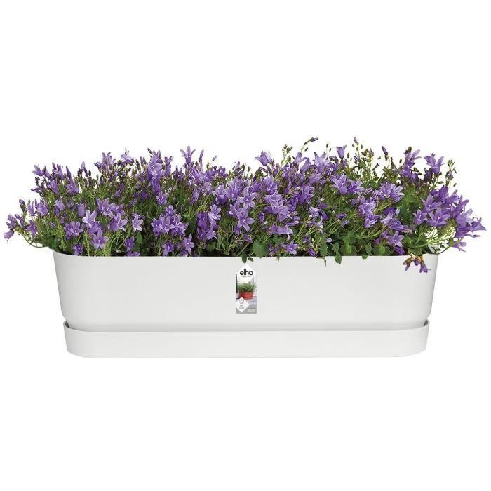 ELHO Jardinière ovale GREENVILLE - Plastique recyclé - Ø70 x H 18,48 cm - Leaf Green