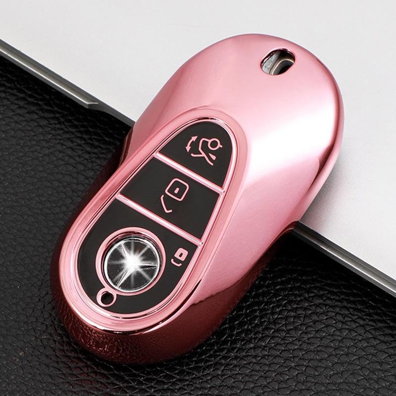 TPU Pouzdro na klíč od auta s dálkovým ovládáním pro Benz C E Třídu W223 W206 C260 C300 S450 S500 S400 Ochranný kryt Bezklíčové příslušenství