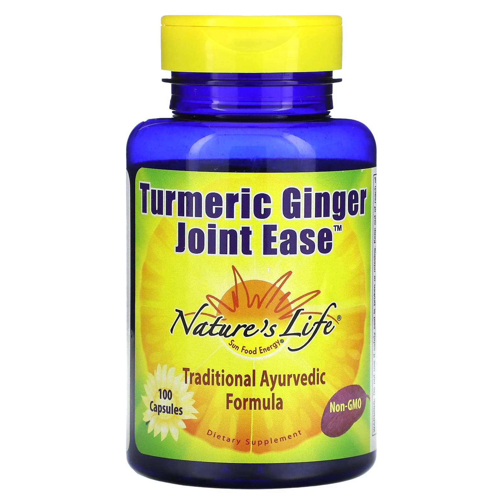 

Nature s Life, Turmeric Ginger Joint Ease, 100 Capsules