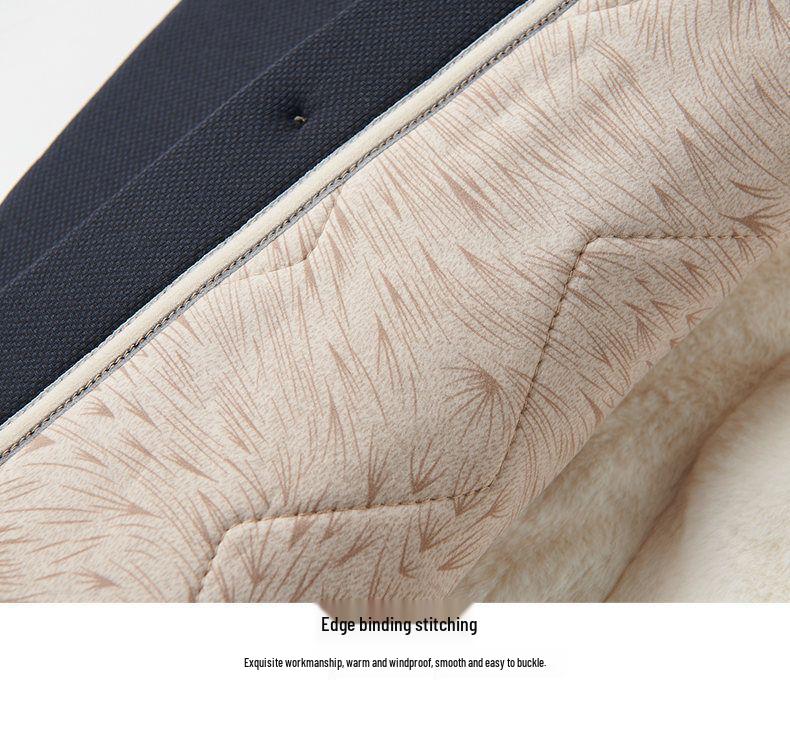 Woodpecker Men's Winter Velvet-Lined Cotton Jacket for Middle-Aged and Elderly