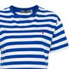 Polo Ralph Lauren Striped Pattern Embroidered Loose Round Neck Short Sleeve T-Shirt Women Tops Dark-Blue 211924295-001