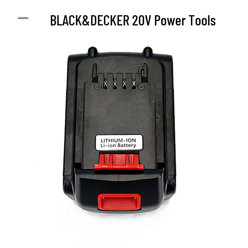 Compatible with Black & Decker 20V/18V High-Capacity Electric Drill Wrench Lithium Battery
