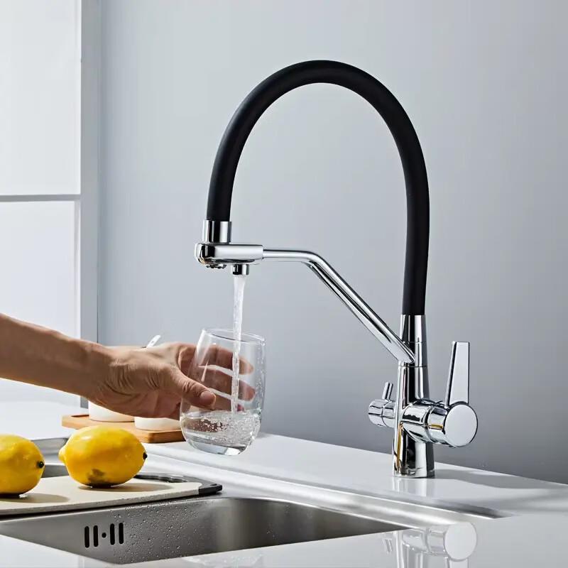 TLXT 3-in-1 Kitchen Faucet with Water Purifier