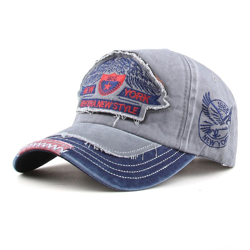New Washed Cotton Peaked Cap For Men Women Fashion Letters Snapback Adjustable Baseball Caps Unisex Hip Hop Dad Trucker Hat